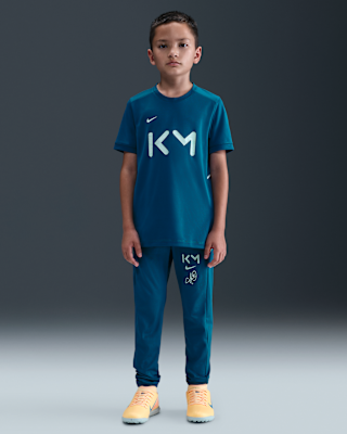 Kylian Mbappé Academy Big Kids' Nike Dri-FIT Soccer Short-Sleeve